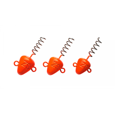 Штопор огруженый Svartzonker Screw-in-head Fl. Orange 7g - 3 штуки Штопор огруженый Svartzonker Screw-in-head Fl. Orange 7g - 3 штуки