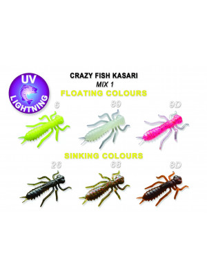 Crazy Fish Kasari 1.6" 51-40-M1-7-FS