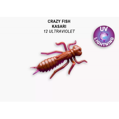 Приманка Crazy Fish Kasari 1" плавающая 52-27-12-7-F