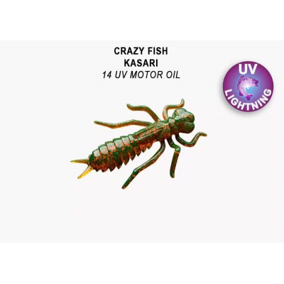 Приманка Crazy Fish Kasari 1" плавающая 52-27-14-7-F