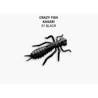 Приманка Crazy Fish Kasari 1" плавающая 52-27-51-7-F
