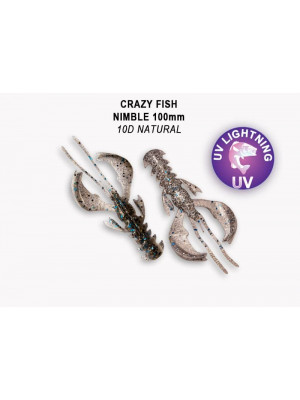 Crazy Fish Nimble 4" 43-100-10D-6-V