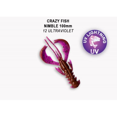 Crazy Fish Nimble 4" 43-100-12-6-V