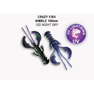 Crazy Fish Nimble 4" 43-100-12D-6-V