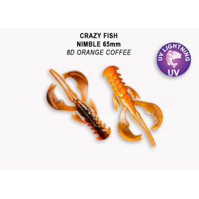 Crazy Fish Nimble 2.5" 44-65-8D-6