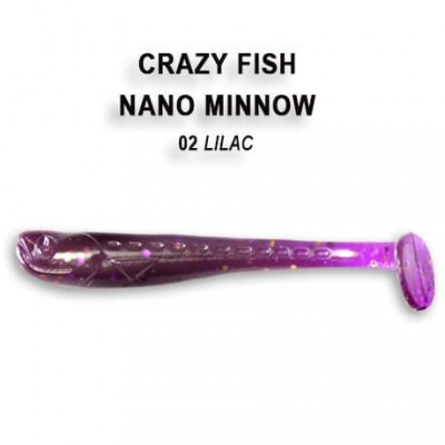Силиконовая приманка Crazy Fish Nano Minnow 1.6" 6-40-2-6