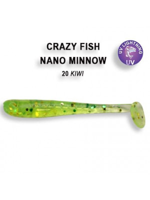 Crazy Fish Nano Minnow 1.6" 6-40-20-6