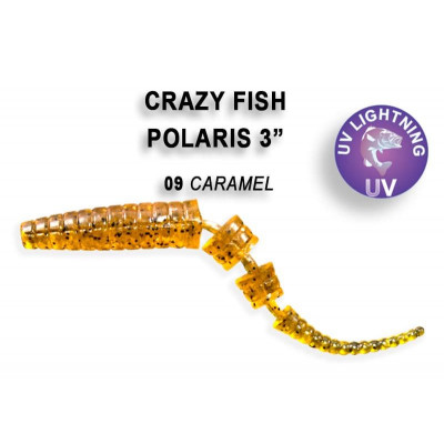 Силиконовая приманка Crazy Fish Polaris 3" 24-68-9-6